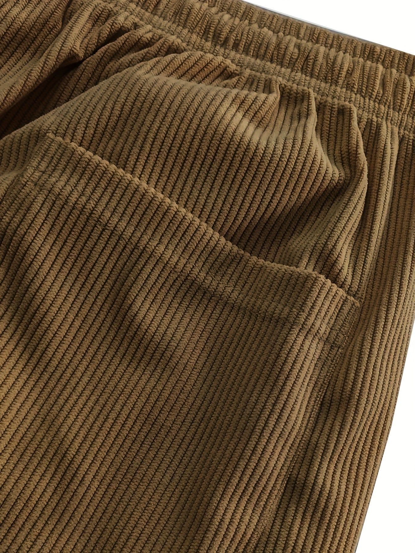 Pantalón de Pana Ancho con Cordón Ajustable
