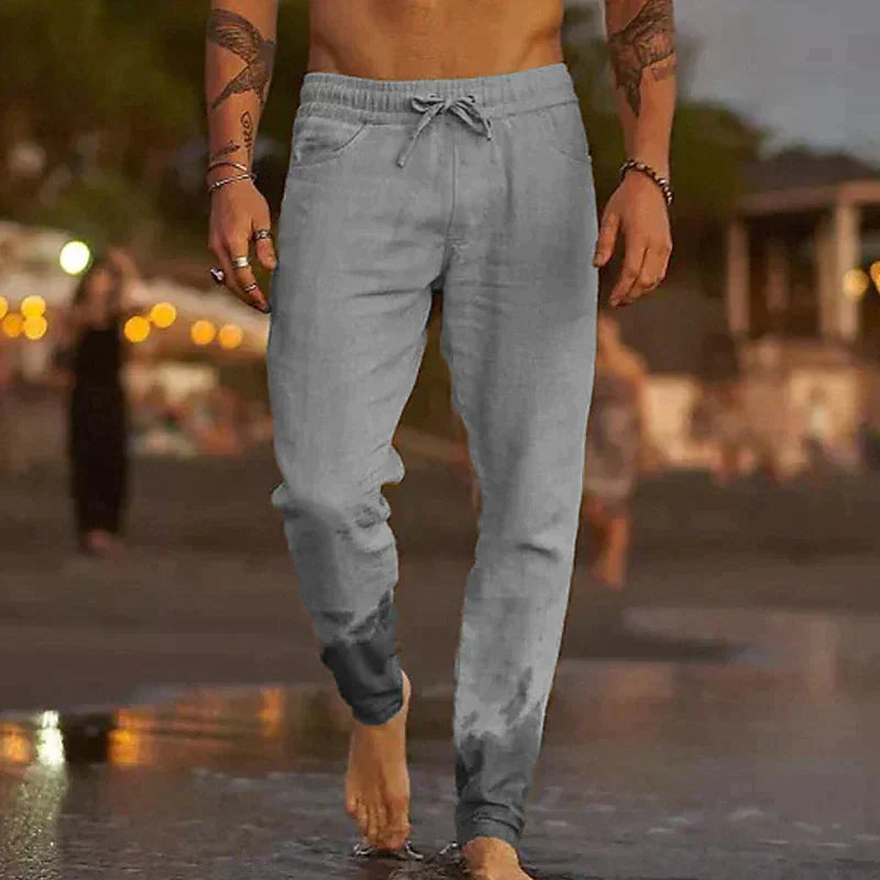 TOSCANO™ | PANTALÓN LINO CASUAL DE HOMBRE