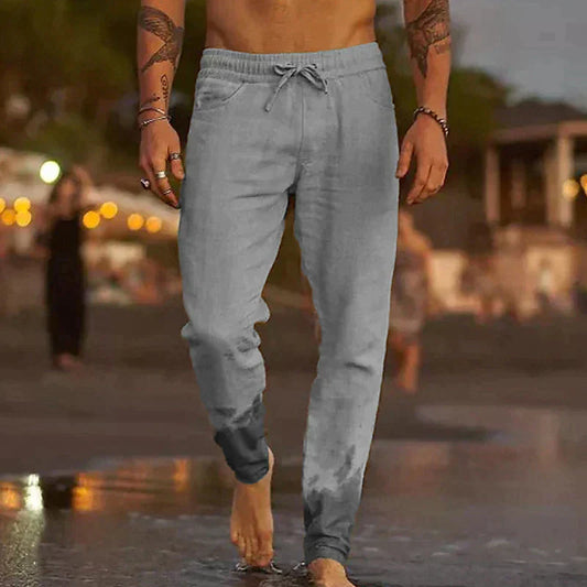 TOSCANO™ | PANTALÓN LINO CASUAL DE HOMBRE