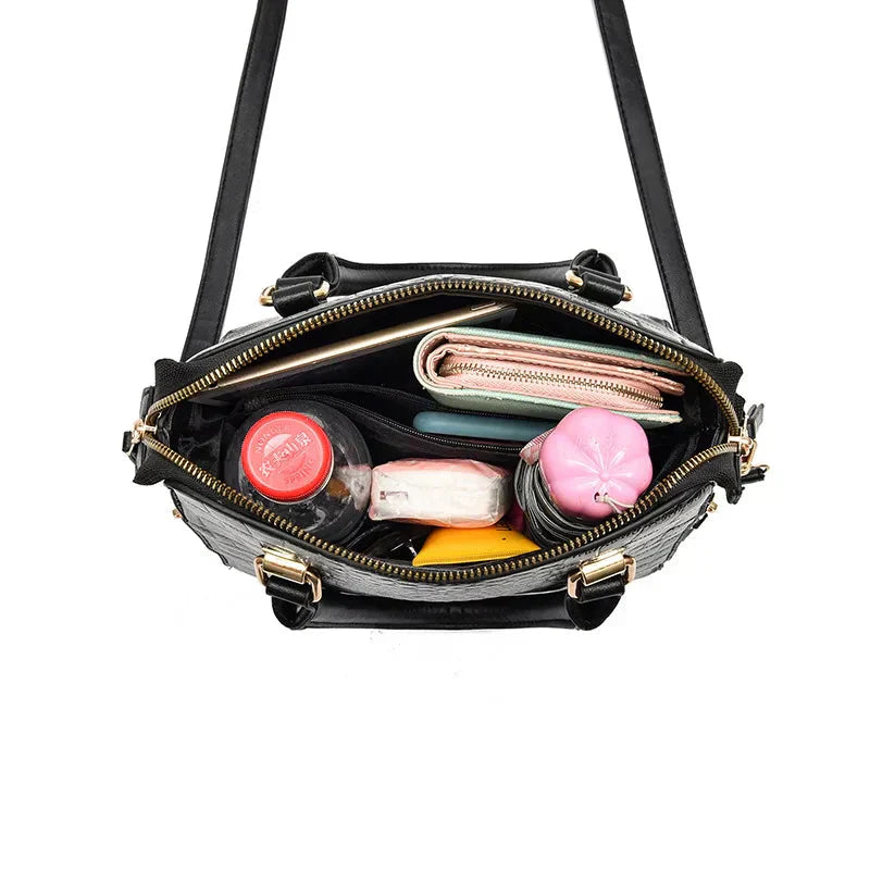 FIRENZE™ | BOLSO DE MANO DE LUJO CON ACABADO CROCO