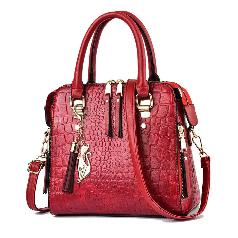 FIRENZE™ | BOLSO DE MANO DE LUJO CON ACABADO CROCO