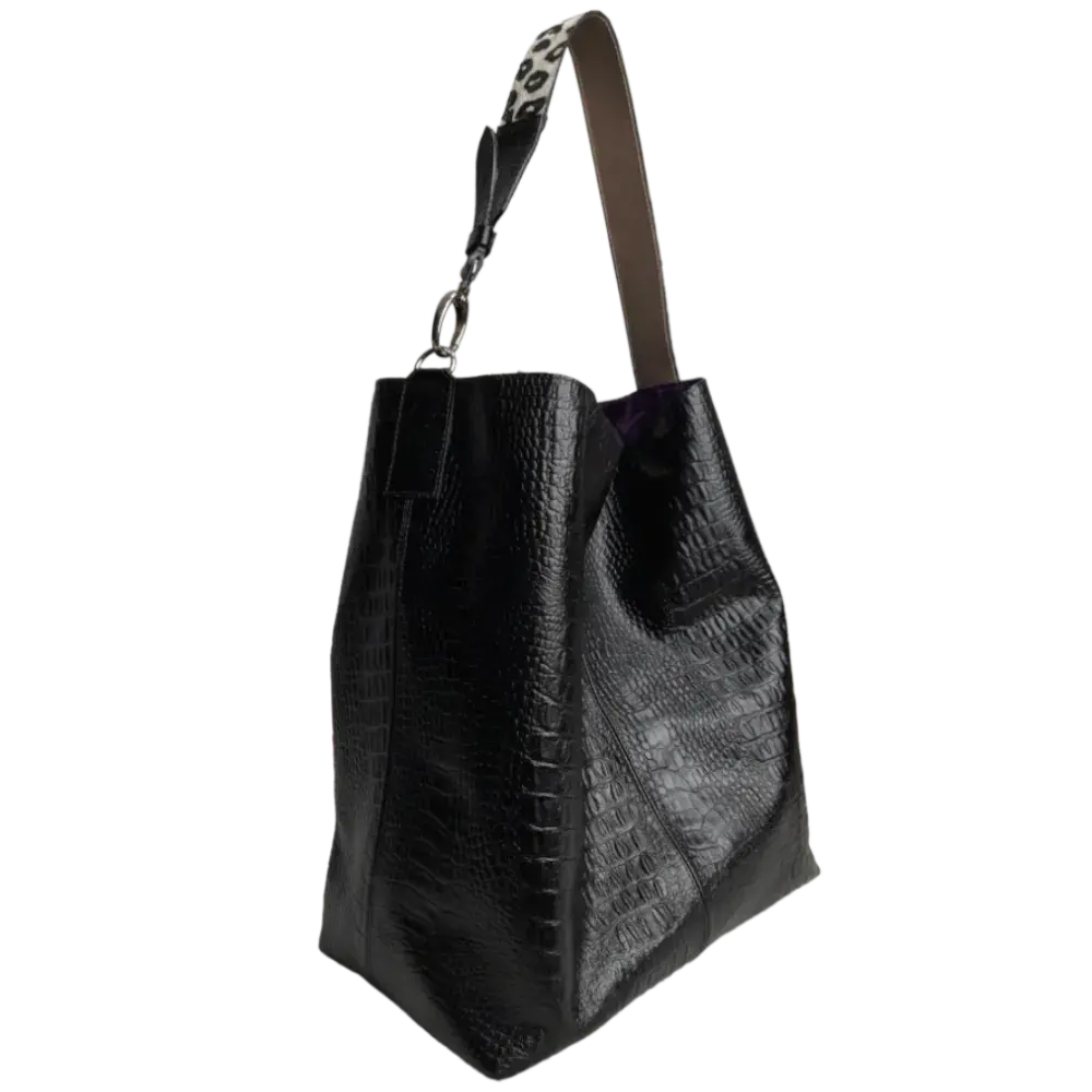 GIADA™ | BOLSO DE HOMBRO PREMIUM CON DETALLE ANIMAL PRINT