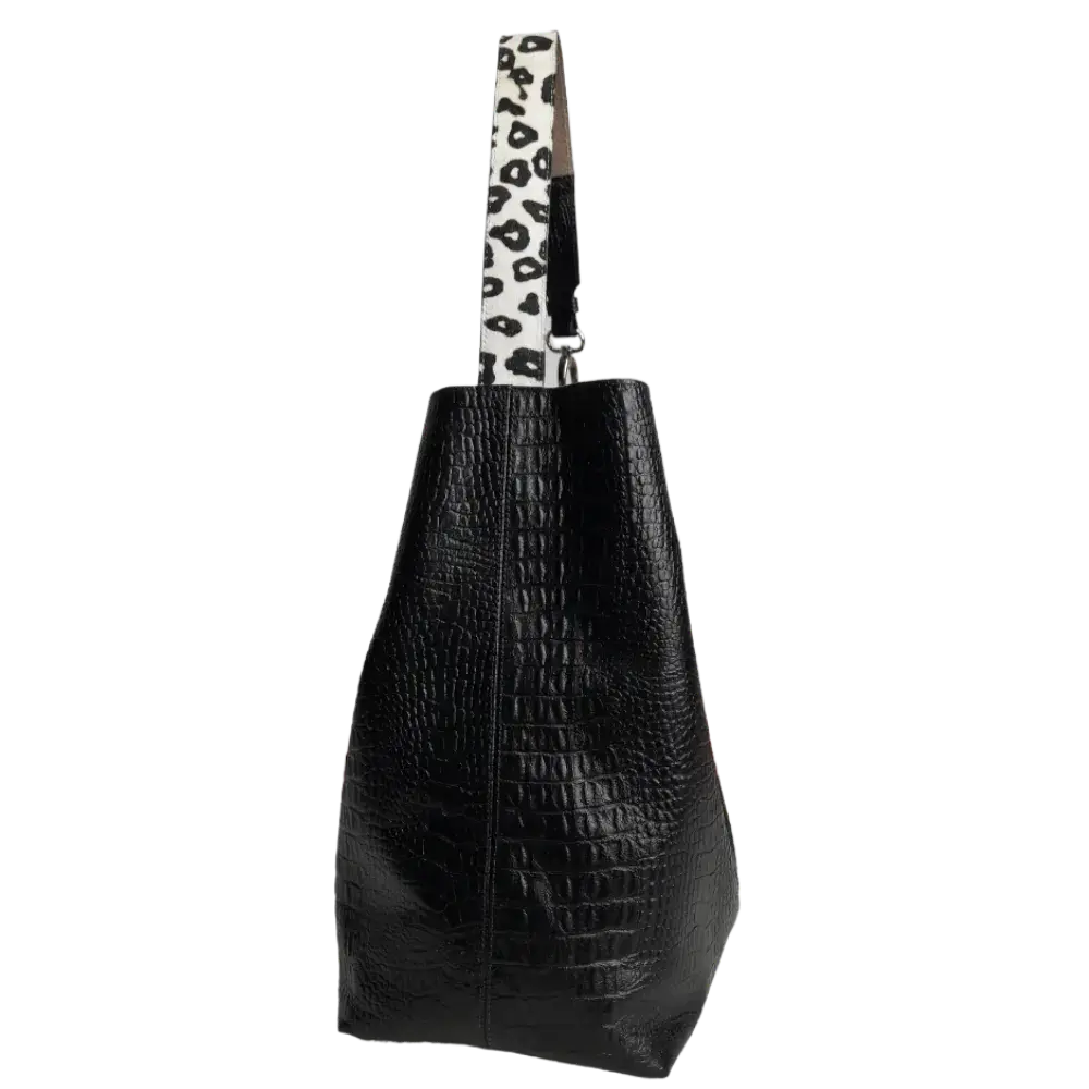 GIADA™ | BOLSO DE HOMBRO PREMIUM CON DETALLE ANIMAL PRINT