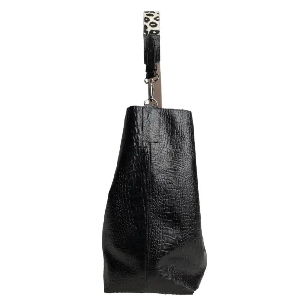 GIADA™ | BOLSO DE HOMBRO PREMIUM CON DETALLE ANIMAL PRINT