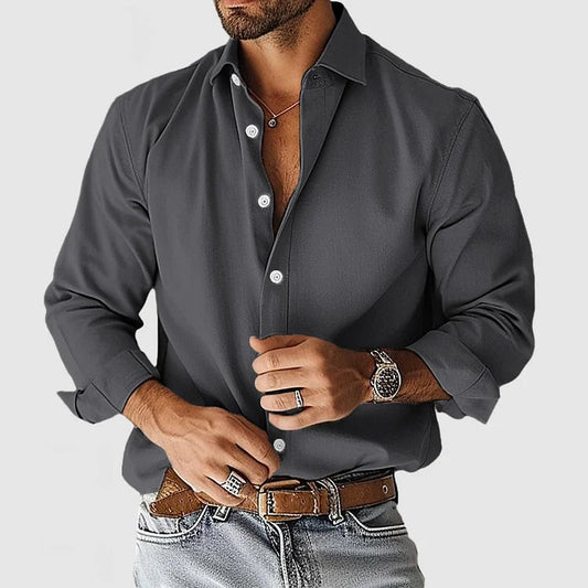 Camisa Casual de Manga Larga
