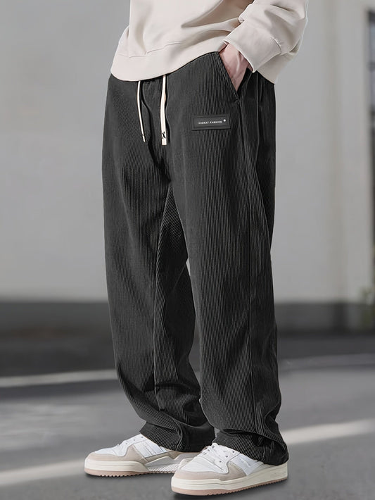 Pantalón de Pana Ancho con Cordón Ajustable