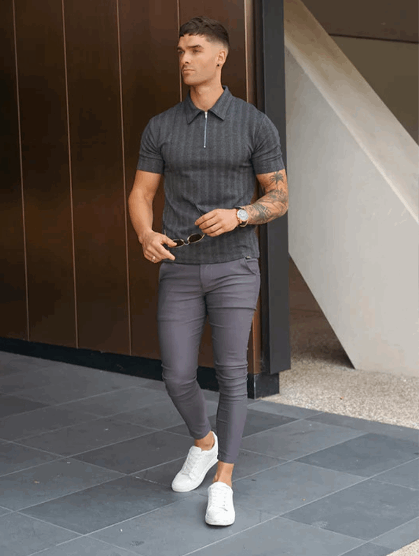 Pantalón Slim Fit Negro