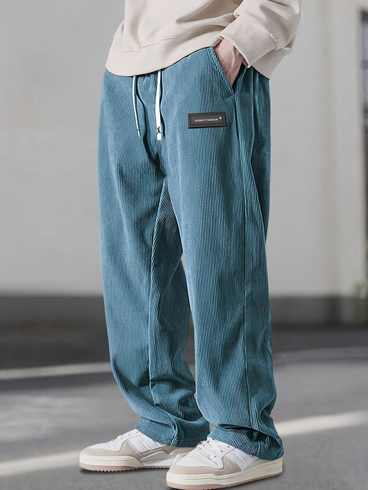 Pantalón de Pana Ancho con Cordón Ajustable