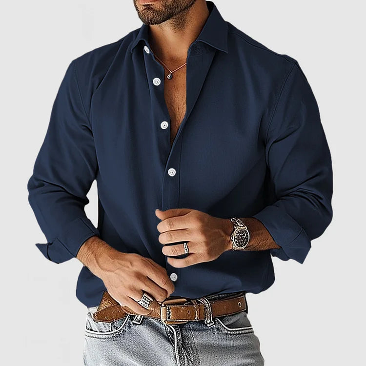 Camisa Casual de Manga Larga