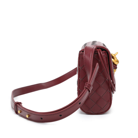 VITTORIA™ | BOLSO DE LUJO ENTRELAZADO CON CIERRE DORADO
