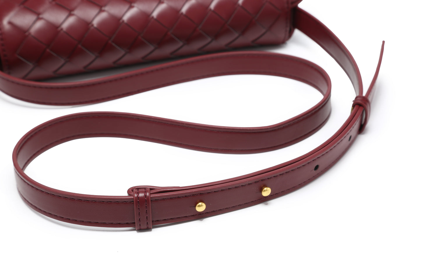 VITTORIA™ | BOLSO DE LUJO ENTRELAZADO CON CIERRE DORADO