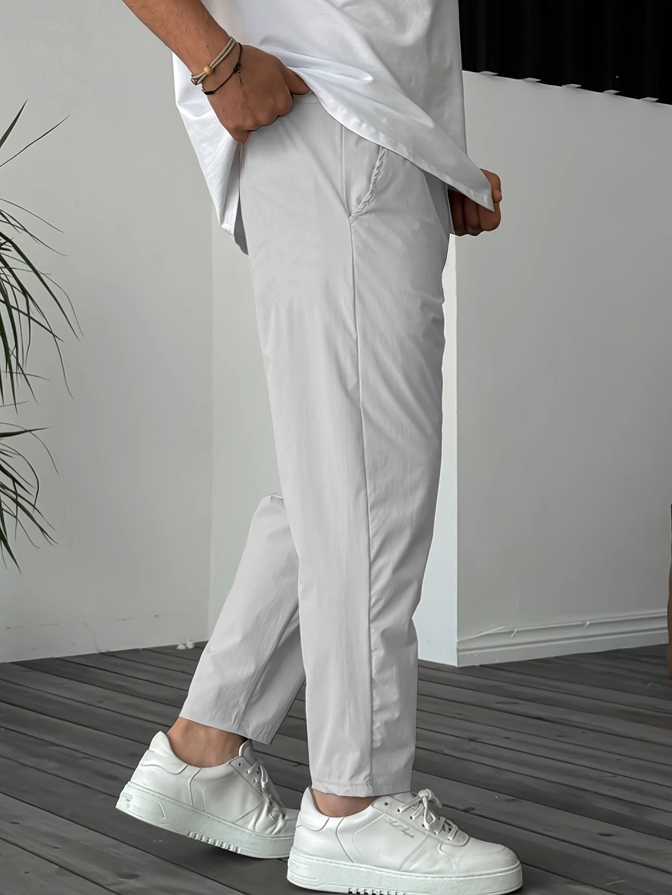 Pantalón Jogger Tapered con Cordón