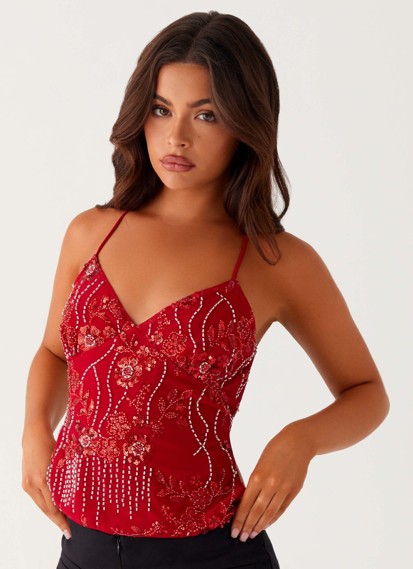 Top Cami con Bordado