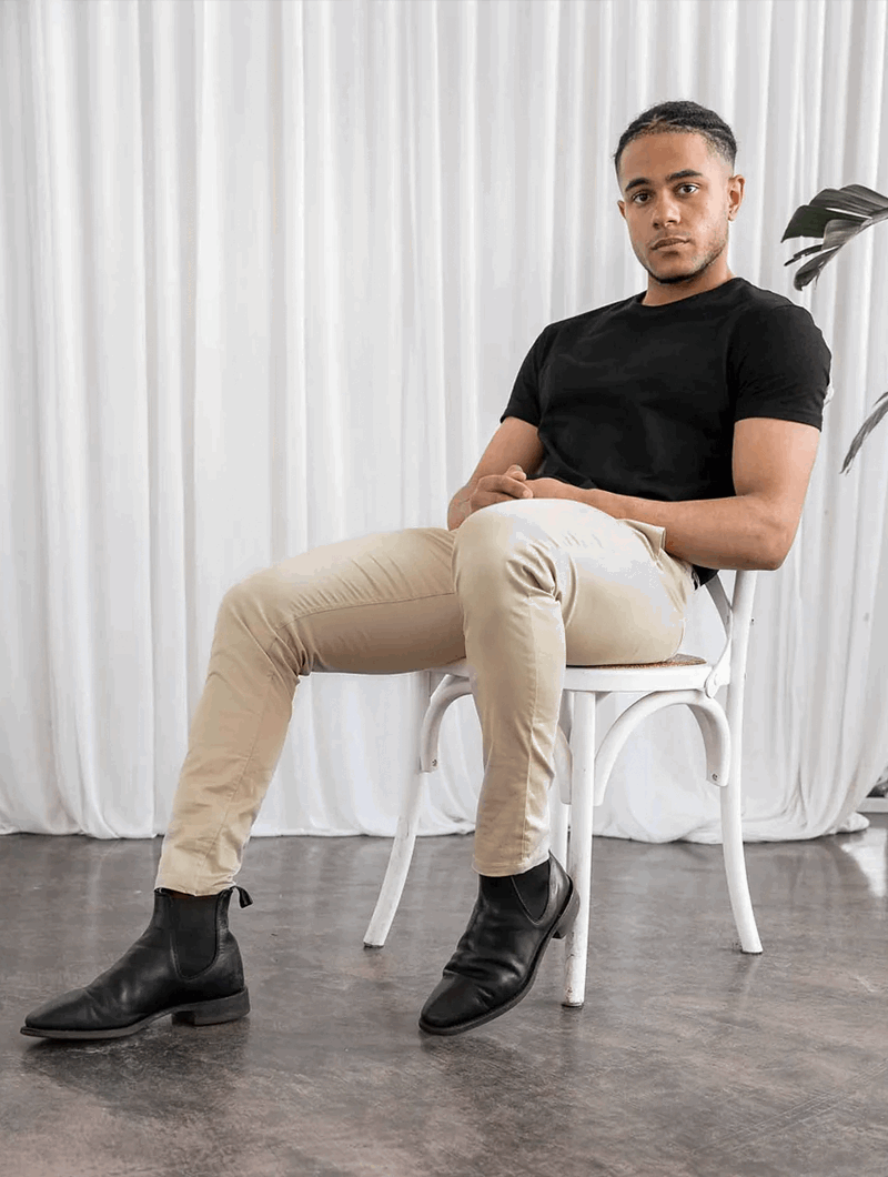Pantalón Slim Fit Negro
