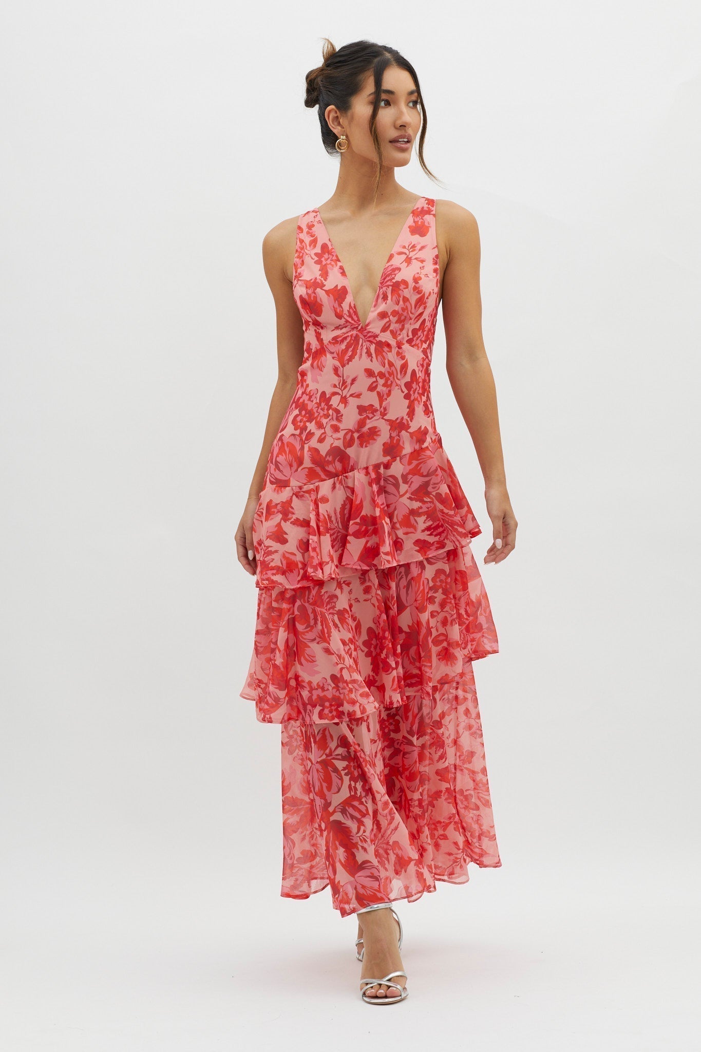 AMALFI | VESTIDO LARGO FLORAL