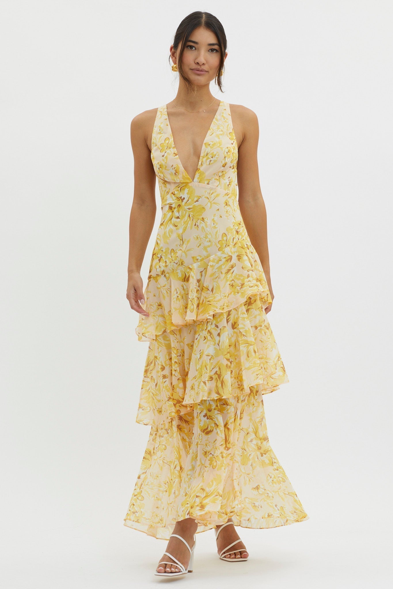 AMALFI | VESTIDO LARGO FLORAL