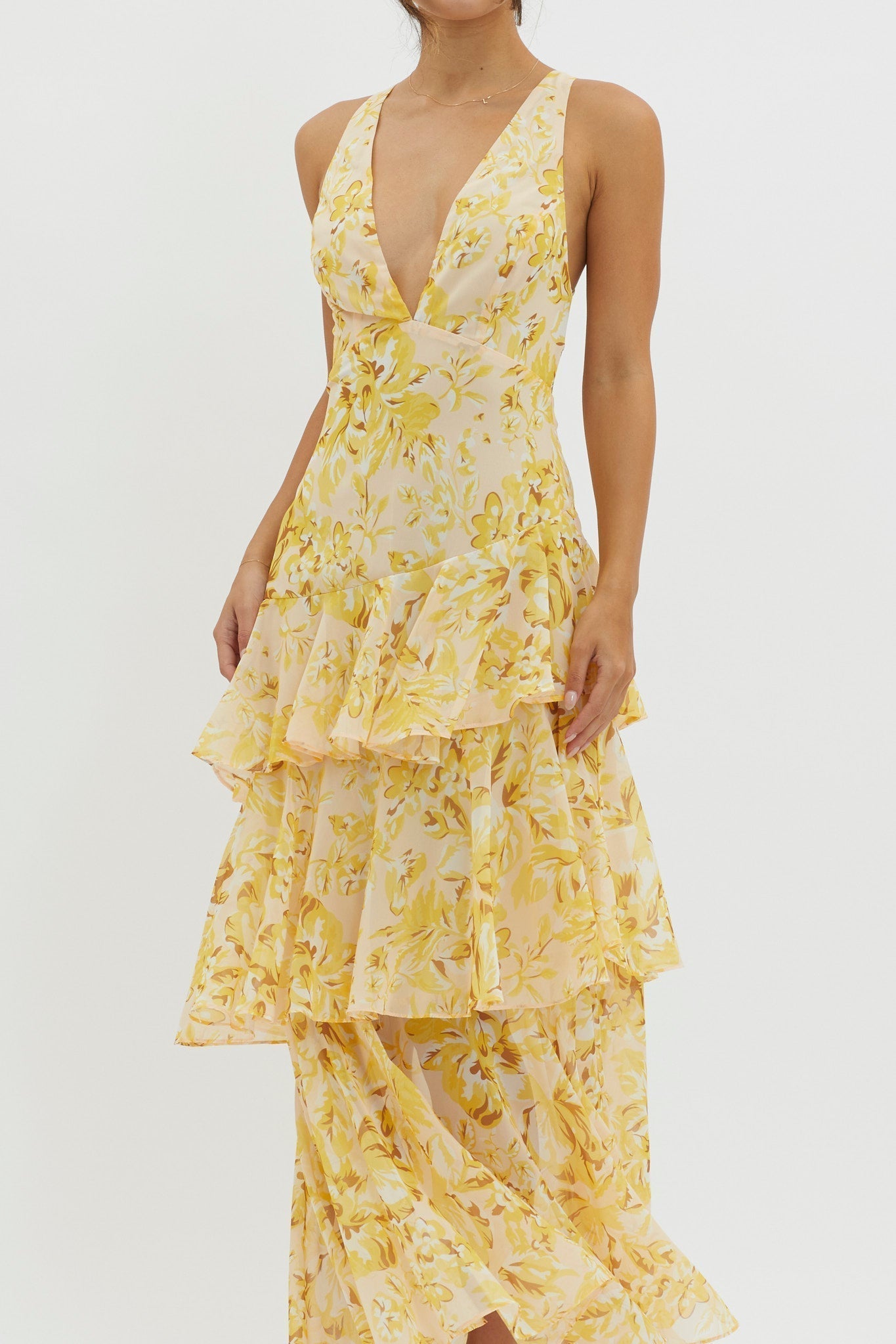 AMALFI | VESTIDO LARGO FLORAL