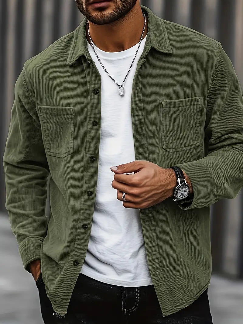 Sobrecamisa de Pana para Hombre