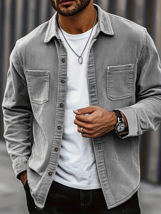 Sobrecamisa de Pana para Hombre