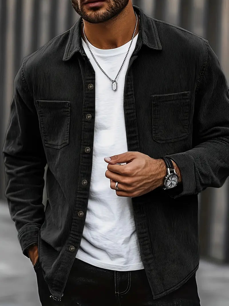 Sobrecamisa de Pana para Hombre
