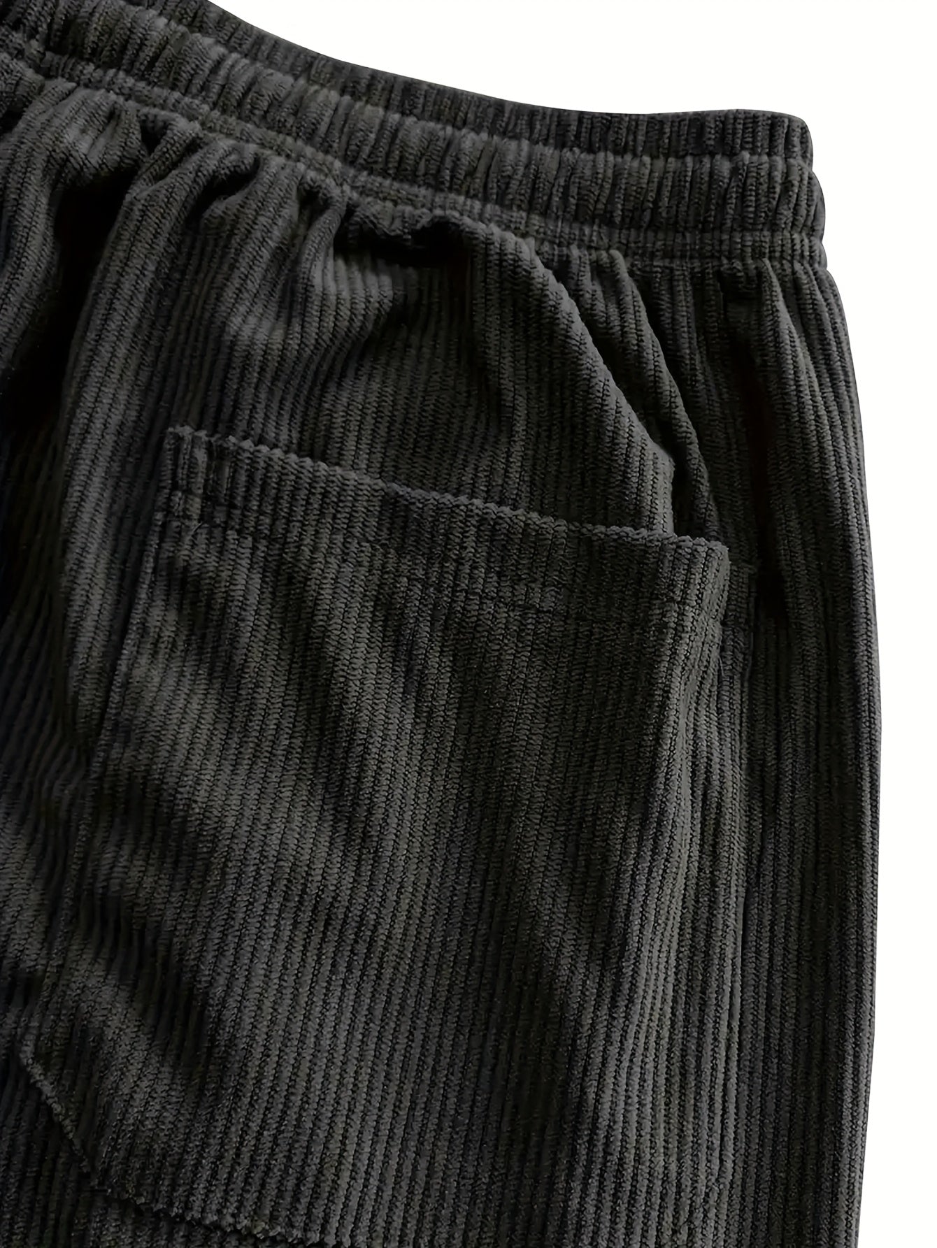Pantalón de Pana Ancho con Cordón Ajustable