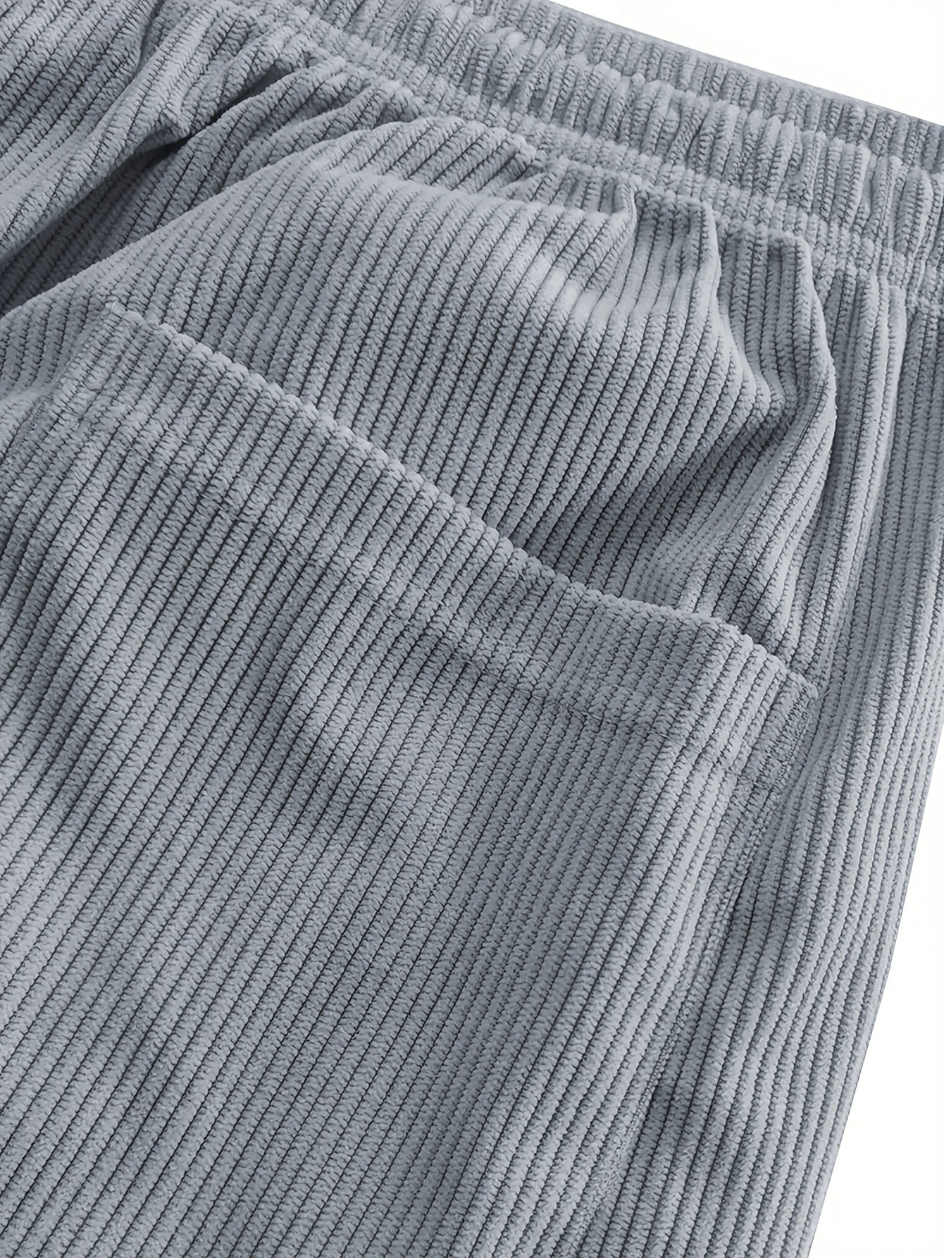 Pantalón de Pana Ancho con Cordón Ajustable