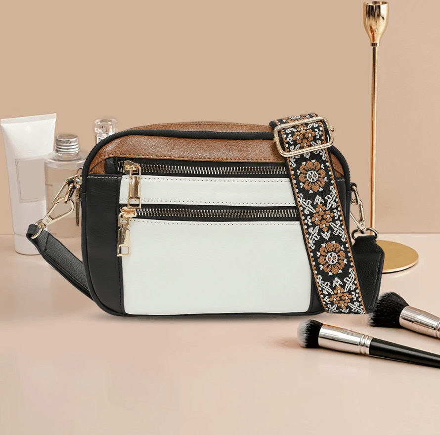ROMINA™ | BOLSO CROSSBODY DE LUJO CON CORREA ESTAMPADA