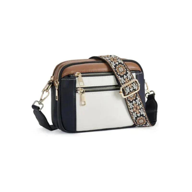 ROMINA™ | BOLSO CROSSBODY DE LUJO CON CORREA ESTAMPADA