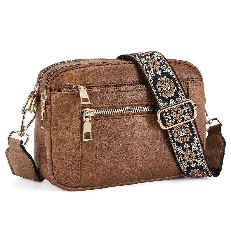 ROMINA™ | BOLSO CROSSBODY DE LUJO CON CORREA ESTAMPADA