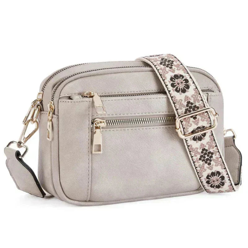 ROMINA™ | BOLSO CROSSBODY DE LUJO CON CORREA ESTAMPADA