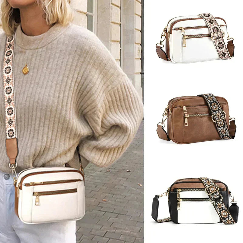 ROMINA™ | BOLSO CROSSBODY DE LUJO CON CORREA ESTAMPADA