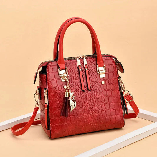 FIRENZE™ | BOLSO DE MANO DE LUJO CON ACABADO CROCO