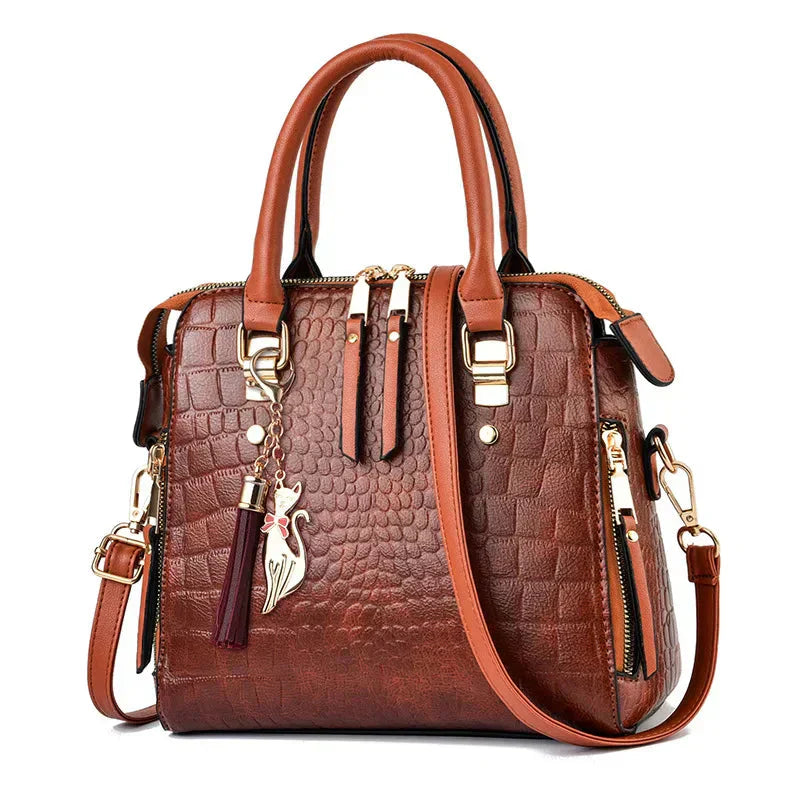 FIRENZE™ | BOLSO DE MANO DE LUJO CON ACABADO CROCO