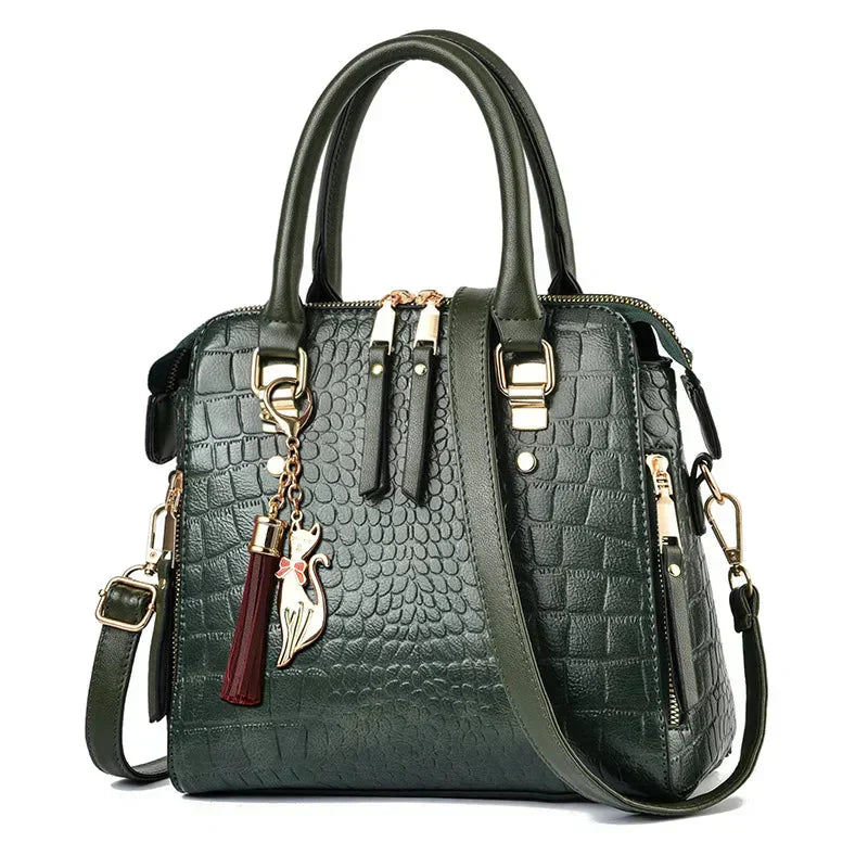 FIRENZE™ | BOLSO DE MANO DE LUJO CON ACABADO CROCO